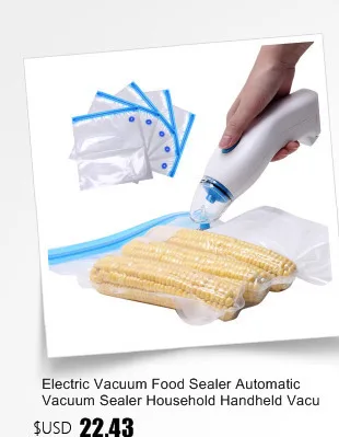Многоразовая свежая сумка на молнии морозильная и нагревательная сумка для пластиковый для хранения еды универсальная вакуумная