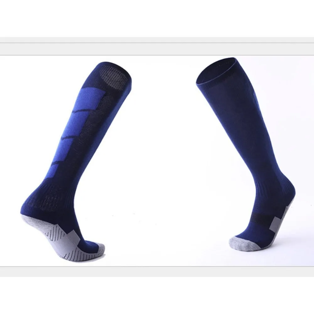 1 Pair Anti-Slip Soccer Sports Socks Men Sock Football Knee Above Long Stockings High Socks for Baseball Basket Sports