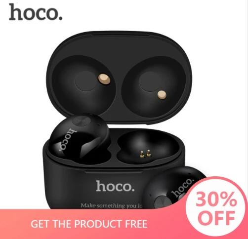 

Hoco ES10 Business Earphones Wireless Bluetooth Earphone Stereo Headsets with Mic Handsfree Calls for Iphone Android Phone