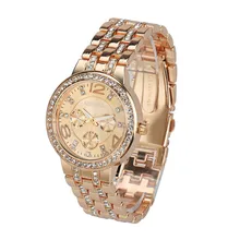 Exquisite Women Bracelet Watches Luxury Crystal Quartz Rhinestone Crystal Dress Wrist Watch Relogio Feminino Clock DropShipping