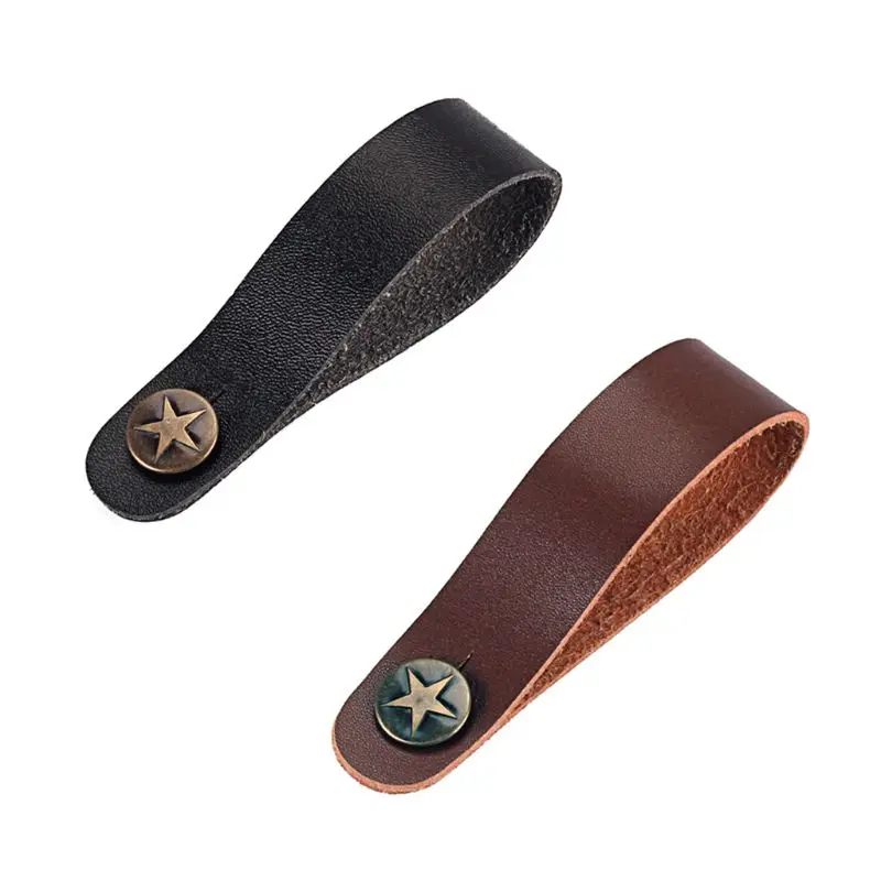 

Portable Leather Guitar Strap Hook Button For Acoustic Folk Guitar Parts T3LD