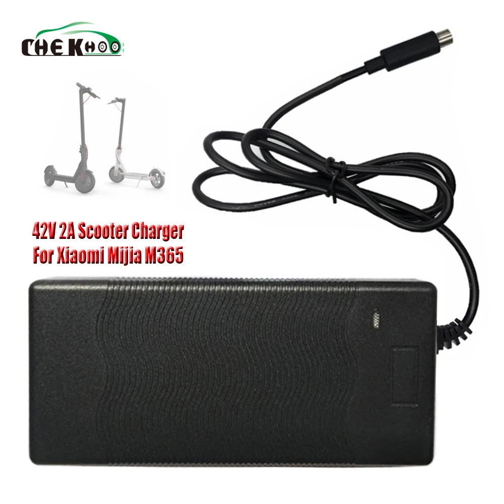 Зарядное устройство для электрических скутеров 42В 2A адаптер для Xiaomi Mijia M365 Ninebot Es1 Es2 аксессуары для электроскутеров Батарея Зарядное