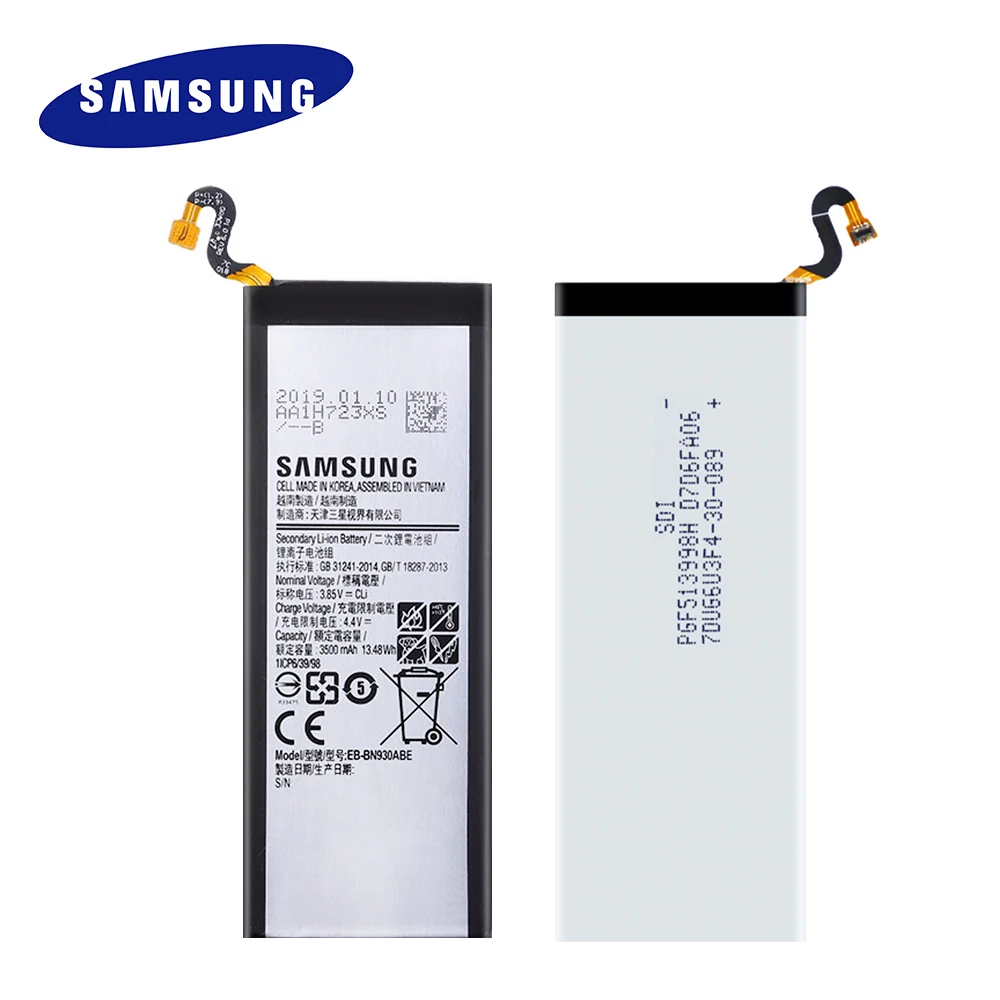 Сменный аккумулятор EB-BN930ABE EB-BN935ABA для samsung Galaxy Note 7, аккумулятор для телефона