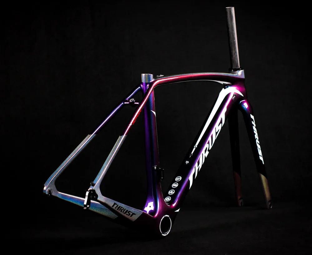 Упорный веселый 7 карбоновый велосипед карбоновая рама для шоссейного велосипеда с цветами Ghost/белый/синий/зеленый/красный/желтый/розовый 49 52 54 56 58