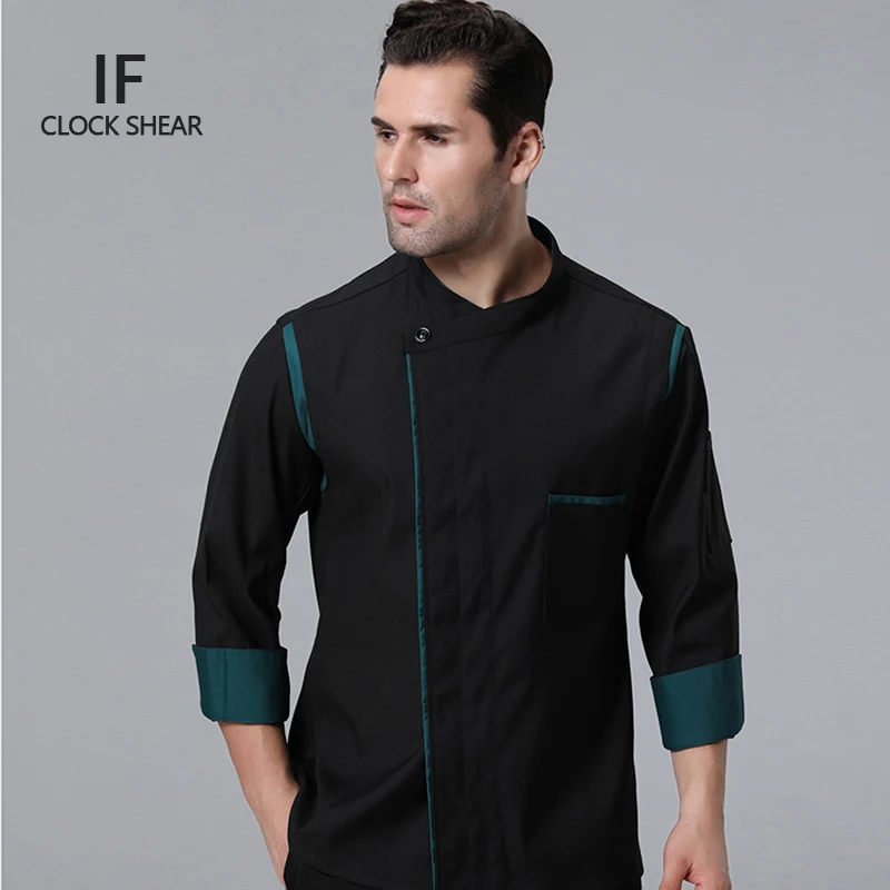 

2019 new Color Wholesale Unisex Kitchen Chef Restaurant Uniform Shirt Breathable Double Breasted Dress Chef Jacket chef works