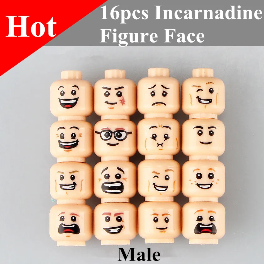 Funny  Figure Face Building Blocks Toys For Girl and Boys A Variety Of Facial Expressions Mini Bricks Children Toys Female Male (2)_