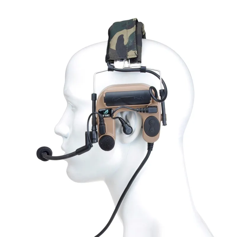 Z TAC Z038 Tactical Combat Zcomtac Iv Headset Noise canceling Headphones Hunting Headset With Supporting Standards 3