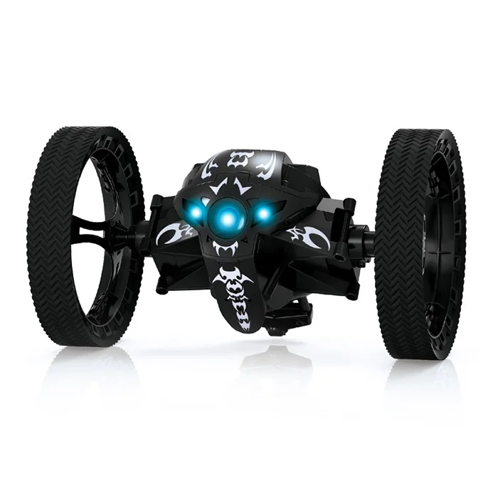 RC Bounce Car PEG RH803 2,4G игрушки с дистанционным управлением прыгающая машина с гибкими колесами вращения RC робот светодиодный светильник подарок для детей