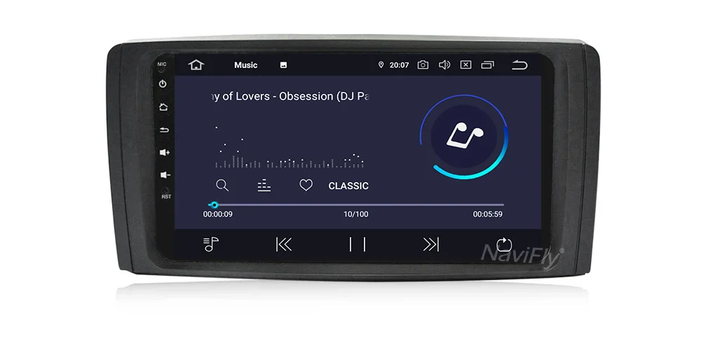 Discount 9" IPS DSP Quad Core  Android 9.0 Car GPS Stereo Radio Multimedia for Mercedes Benz R Class W251 R280 R300 R320 R350 car RDS BT 17