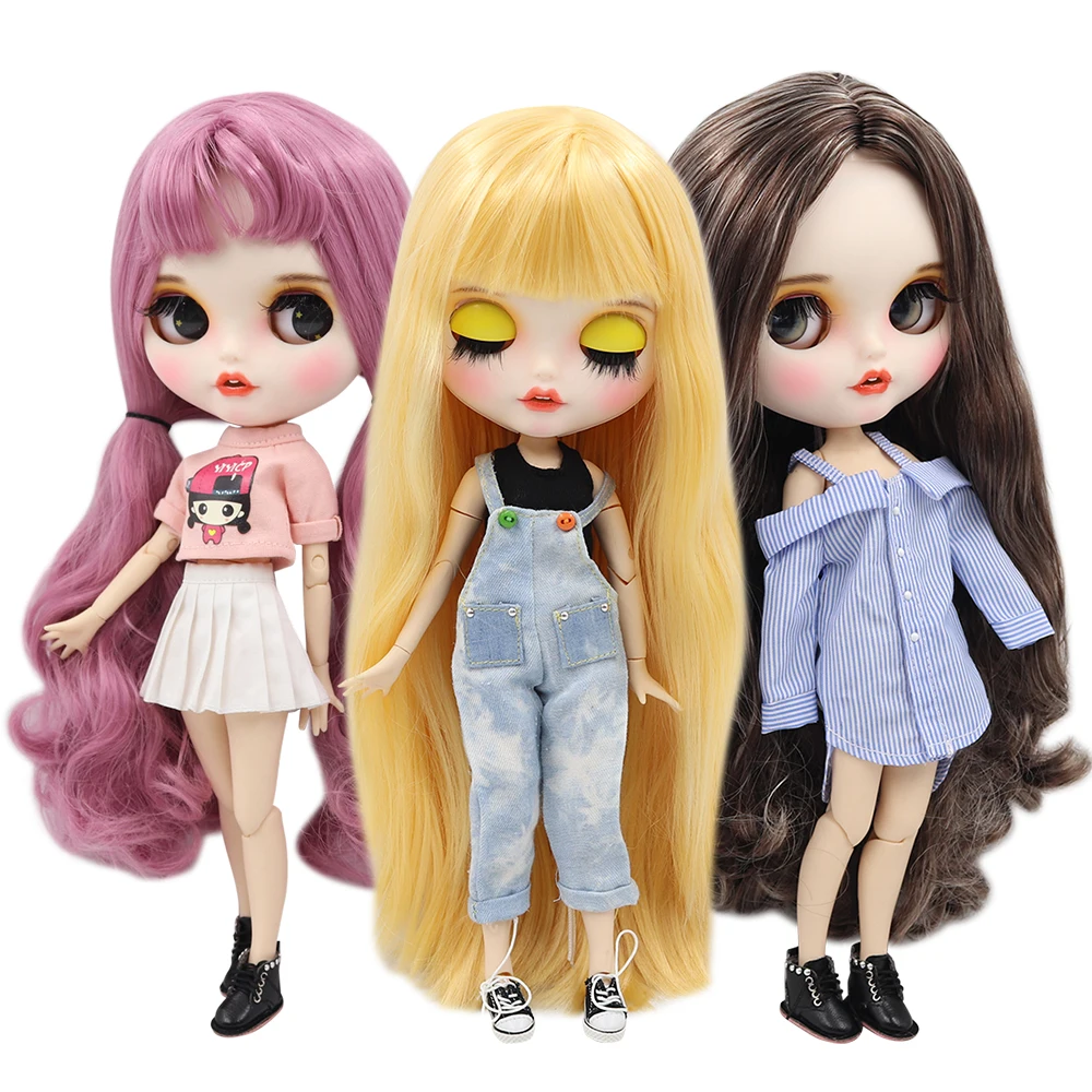Ледяная фабрика blyth кукла 1/6 bjd Заказная с яркой кожей шарнир тело новое матовое