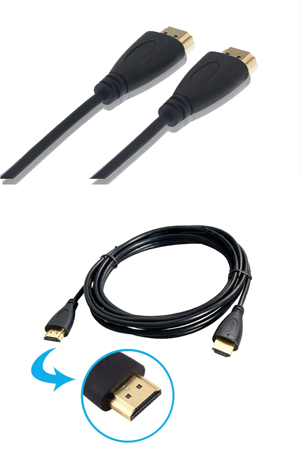 Hongtian hdmi-hdmi кабель HD 1080P Высокоскоростной 3D Кабель HDMI 1,4 в 30 см 1,5 м 2 м 3M 5 м 7,5 м 10 м для HD lcd HDTV xbox PS3