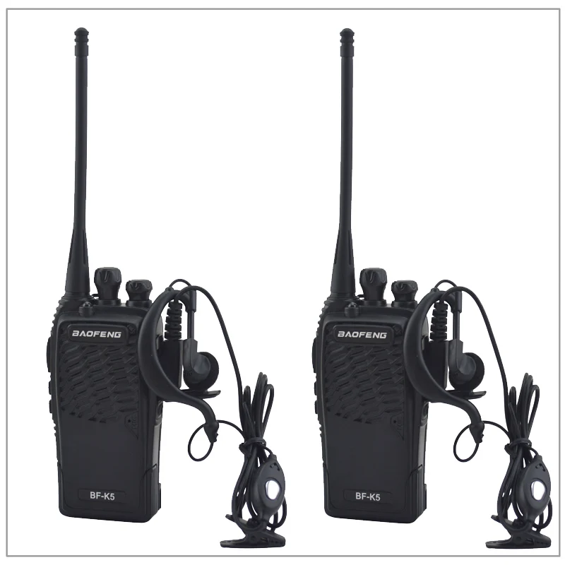 2 шт./лот baofeng BF K5 UHF 400 480 МГц портативный двухсторонний радиоприемник BAOFENG рация с