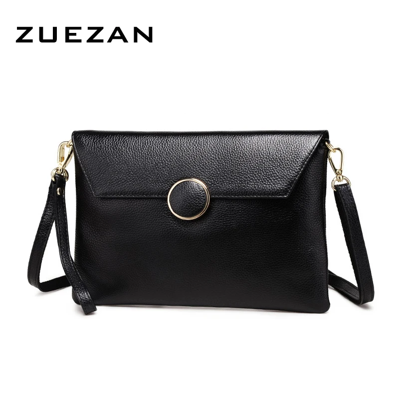 

27* 19cm, Large Envelope Clutches,Women Genuine Leather Shoulder Bag , Girl 100% Natural Cowhide Messenger Cross body Bag A012