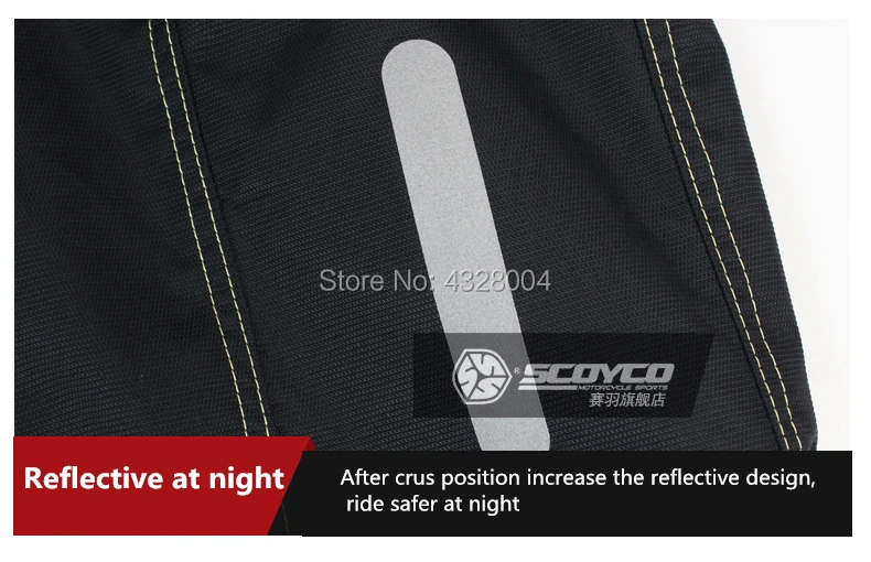 Scoyco P017-2 мужские летние Авто мотоциклетные штаны внедорожное Защитное снаряжение для мотокросса спортивные штаны Одежда