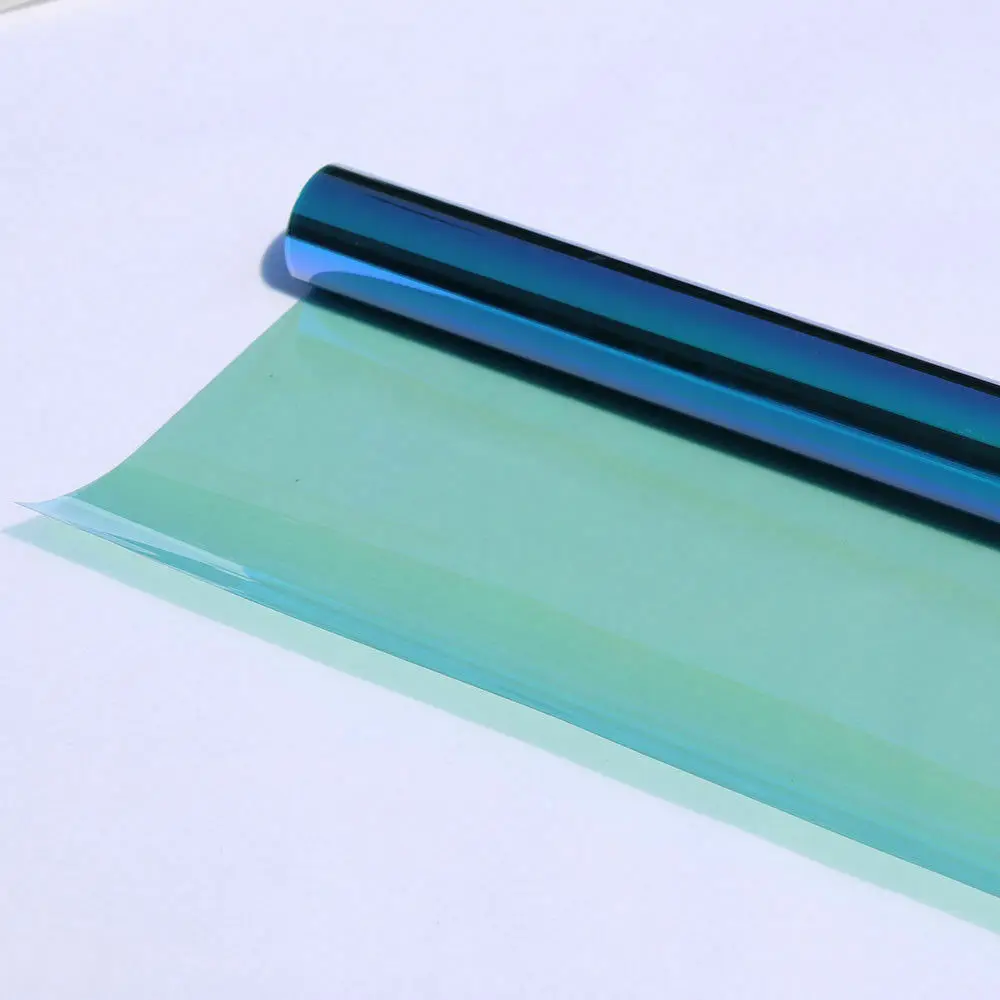 Автомобильная сторона/Передняя/задняя ветровые стекла оконная тонированная пленка VLT55% Хамелеон Изменение Цвета УФ Защита нано керамическая пленка фольги 1,52x10 м