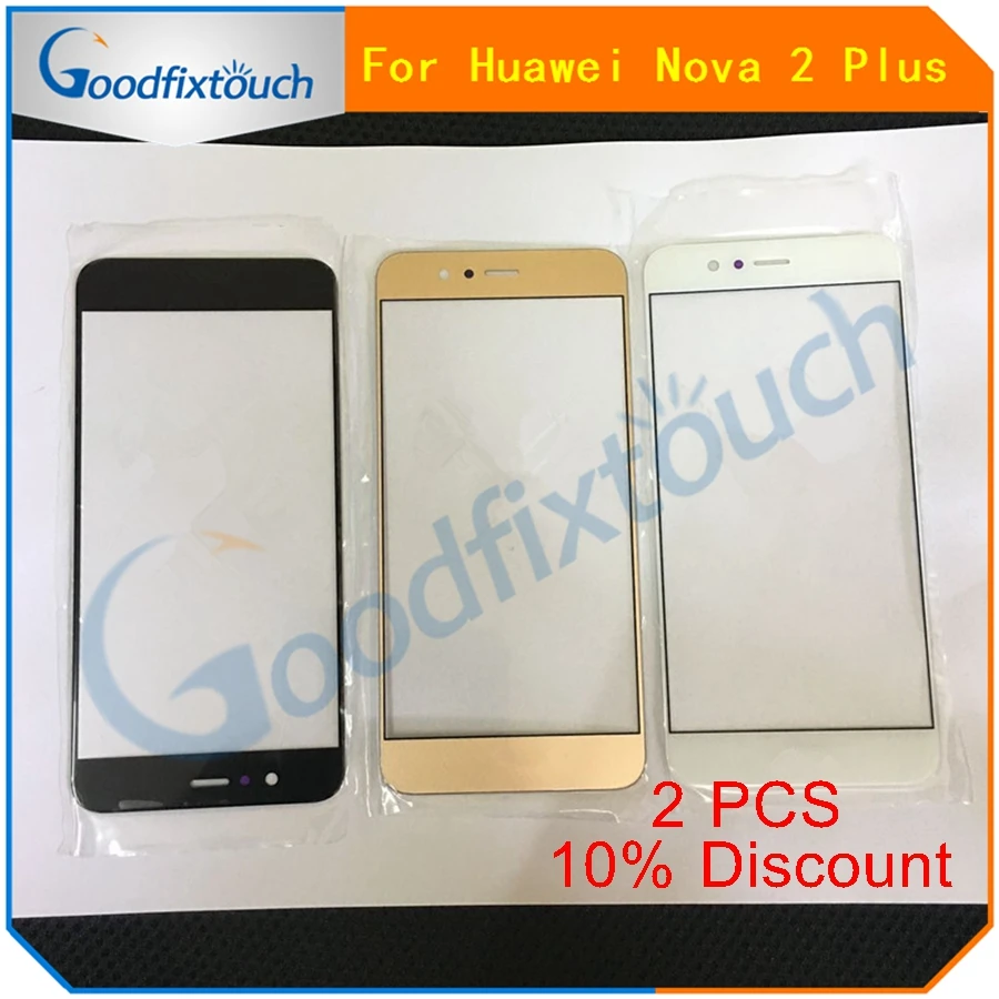 Внешнее стекло для Huawei Nova 2 Plus сенсорная внешняя панель Замена объектива