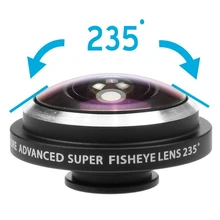 Универсальная клипса 235 градусов Супер Рыбий глаз объектив рыбий глаз для Xiaomi redmi 2 3 S 4 note 3 MI4 MI5 MI6 huawei p6 htc 10 Eye nexus 5