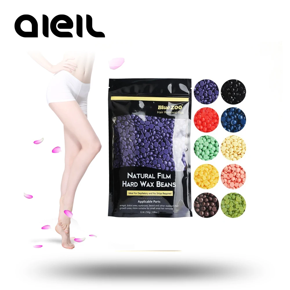 250g Depilatory Wax Depilatory Cream Wax Beans Epilator 10 Flavour Hair