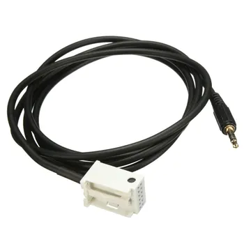 

Newest Black Car 3.5mm Audio Music AUX Cable Input Adapter For Mercedes /Benz W203 C Class