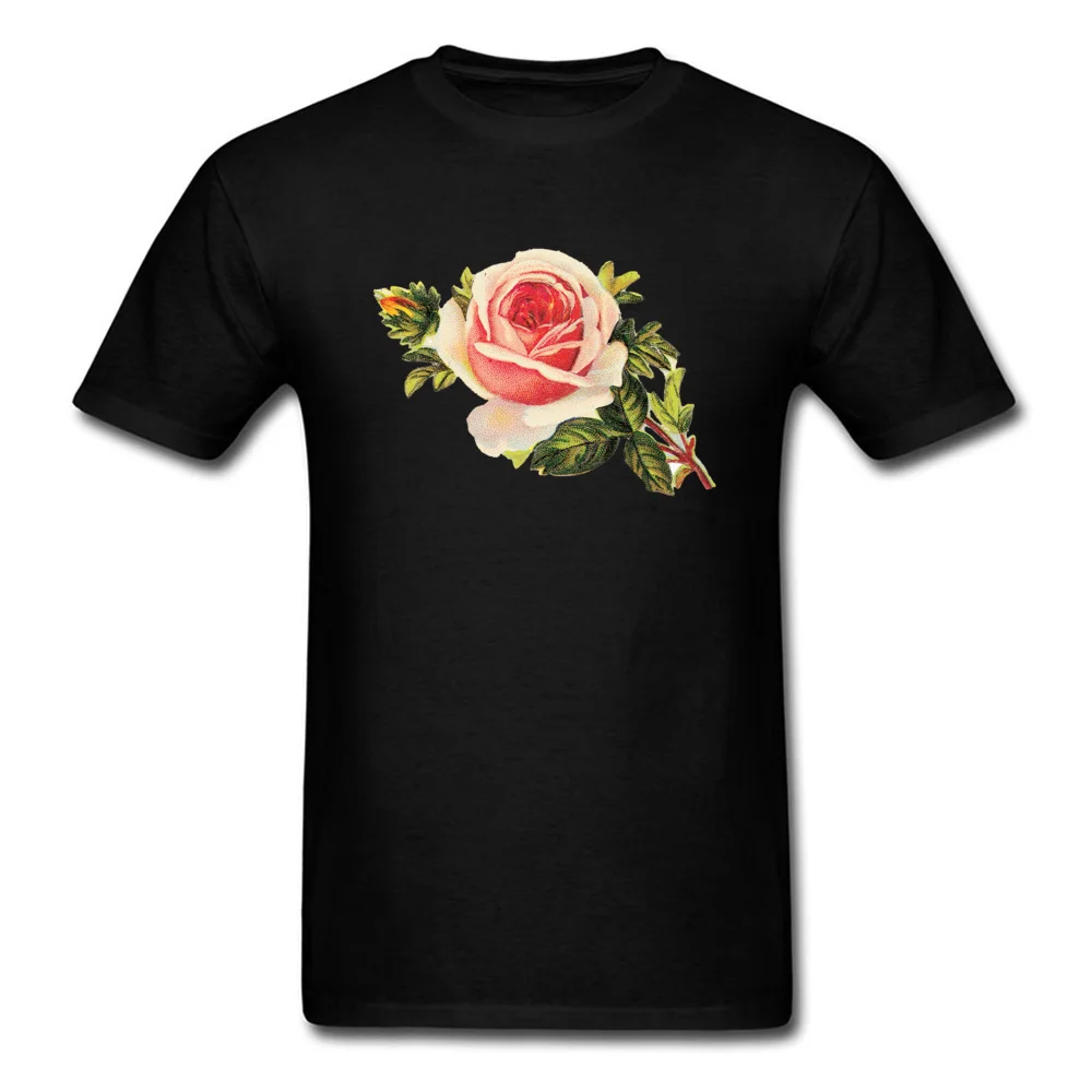 

Lasting Charm New Arrival Men's Flower Sports T-shirt Black Tee Shirts Tops Short Sleeve Cloth