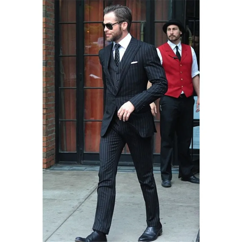 Latest-Coat-Pant-Designs-Black-Stripes-Men-Suit-Slim-Fit-Tuxedos-Jacket-Pants-Vest-Groom-Blazer