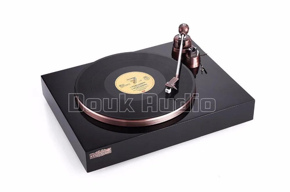 Douk аудио HiFi мм Виниловый проигрыватель Ретро стерео LP проигрыватель с фонокорректором