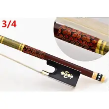 High quality violin bow size 3/4 violino brazilwood wood Bow Horse hair violin accessory bow accessories para violino