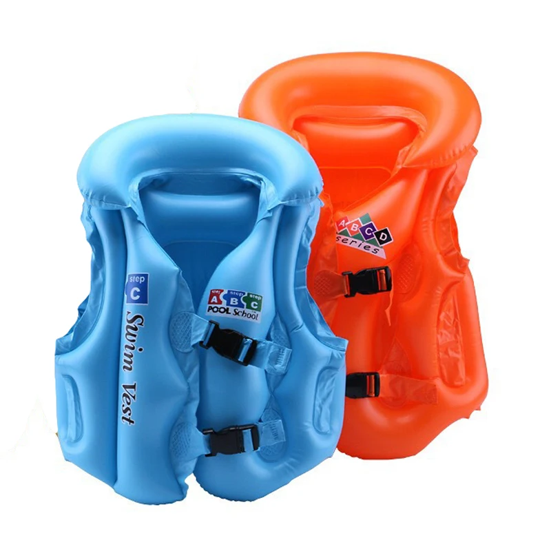 Hot Sale Solid Color Children's Safety Training Inflatable Swimming