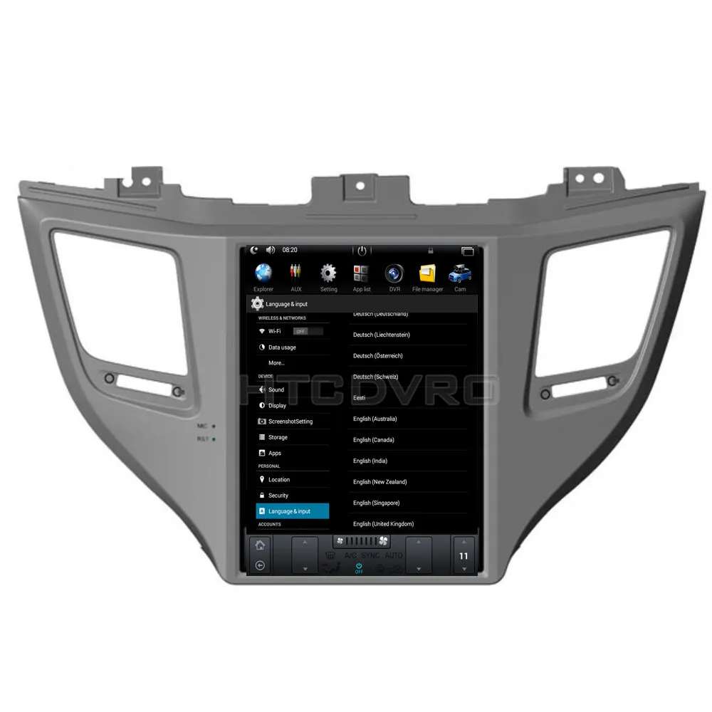Best YMODVHT 10.4inch Telsa Style Vertical Screen Quad Core Android 7.1 2GB RAM Car DVD GPS for Hyundai Tucson 2015 2016 2017 2018 5