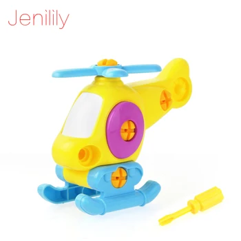 

3 Colors Classic Toy With Screw Driver Nut Toy Jigsaw Building Toy Kids Disassembly And Assembly Cartoon Toys With Tool 88710