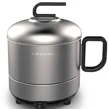 600 Вт 1.5L Электрический чайник мини Multi плита вареная лапша разделение пособия по кулинарии горшок для студенческого общежития портативный электриче