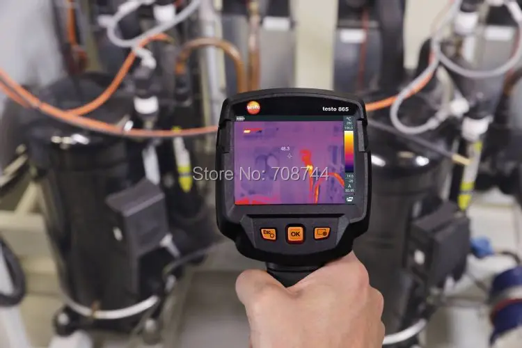 И thermal 865 Testo 865 тепловизирующая камера тепловой измерительный термометр теплый Инфракрасный Тепловизор