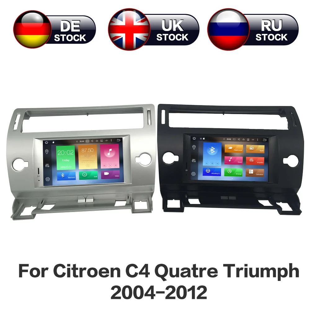 Android 8.0 8 Core RAM 4GB ROM 32GB Car GPS Navigation DVD Player For Citroen C4 Quatre Triumph 2004-2012 Stereo IPS Screen Android 8.0 8 Core RAM 4GB ROM 32GB Car GPS Navigation DVD Player For Citroen C4 Quatre Triumph 2004-2012 Stereo IPS Screen
