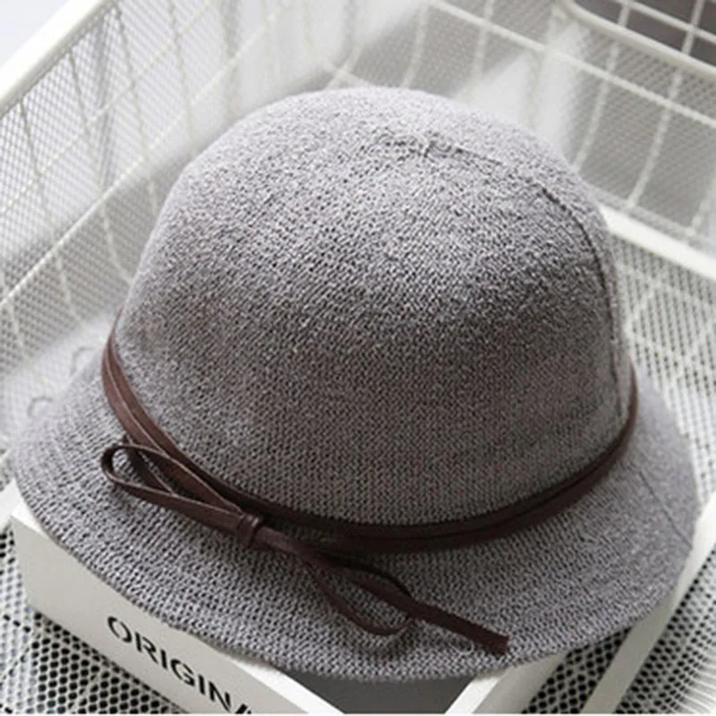 

2019 Women Casual Flat brim Bowknot Straw Panama Sun Hat Female Breathable Summer Beach UV Protection Hat Cap girls chapeau
