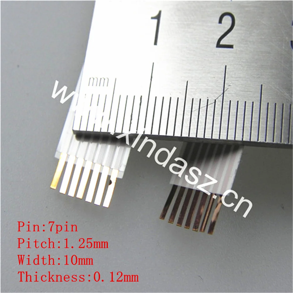 Airbag Ffc Cables 7pin 1 25mm Pitch 550mm Length 0 12mm Thickness Airbag Ffc Cables 7pin 1 25mm Pitch