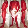 Femmes ouvert entrejambe super brillant transparent complet corps bas grande taille, shinny sexy sans entrejambe collants lingerie ► Photo 1/6