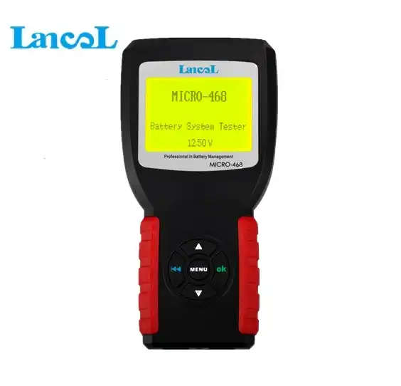 Lancol MICRO468 тестер проводимости автомобильного аккумулятора анализатор и электрическое сопротивление 12 В для свинцово-кислотных батарей транспортного средства - изображение