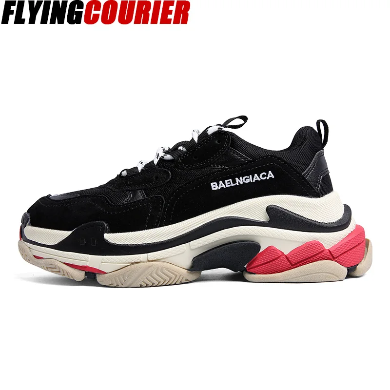 

FlyingCourier Sport Shoes Men Height Increasing Breathable Lace-Up Balanciaga Dope Sneakers Men Running Shoes for Unisex