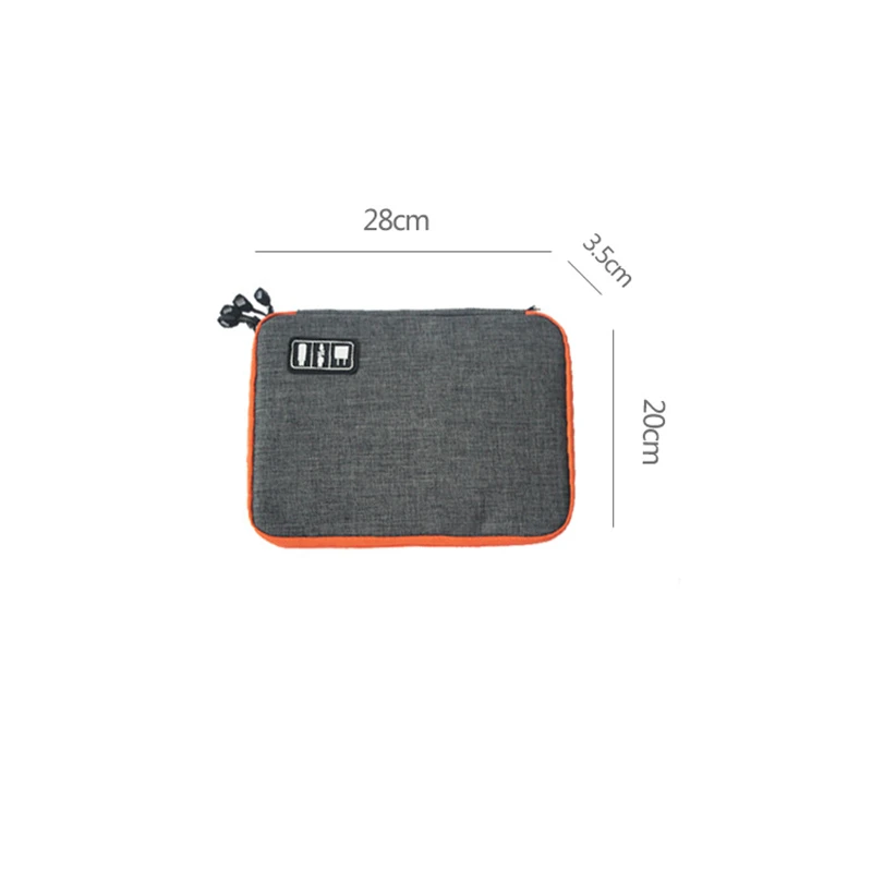Водонепроницаемый 2 Слои USB сумка для хранения кабеля электронный органайзер цифровое устройство футляр для мобильного телефона Зарядка для мобильных устройств Зарядное устройство Держатель