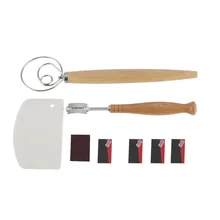 Выпечка венчик для теста с хлеборезом набор дуги смешивания проволоки миксер выпечки инструменты E2S