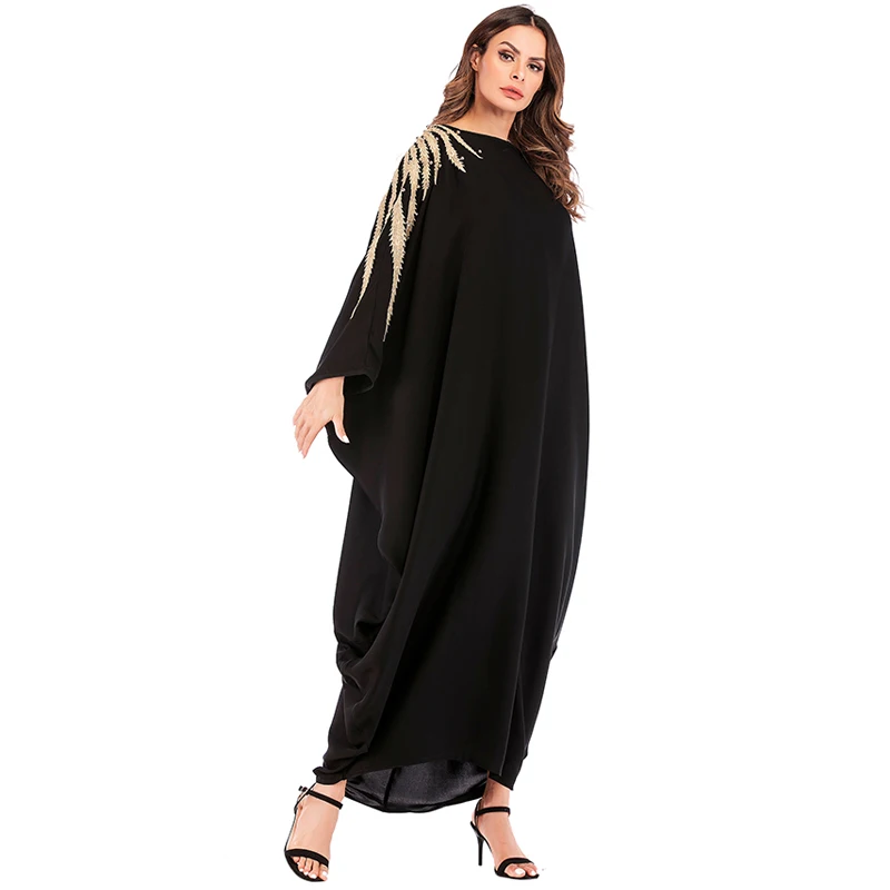Абая Дубай кафтан арабский ислам Катара ОАЭ жемчуг мусульманский хиджаб платье Оман кафтан джилбаб Абая для женщин турецкая исламская одежда