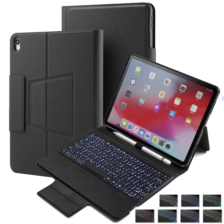 Keyboard Case Backlit for Ipad Pro 12.9 2018 with Pencil  (2)