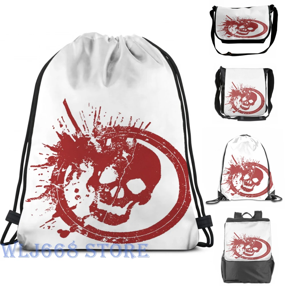 Забавные Наплечные сумки с графическим принтом для женщин Leon Kuwata Skull рюкзак на