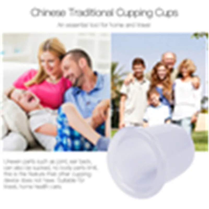 2 Pcs/Set Large Chinese Cupping Therapy Sets Silicone Cups Body Massage Cupping Slimming Acupuncture Machine Therapy Health 2 Pcs/Set Large Chinese Cupping Therapy Sets Silicone Cups Body Massage Cupping Slimming Acupuncture Machine Therapy Health