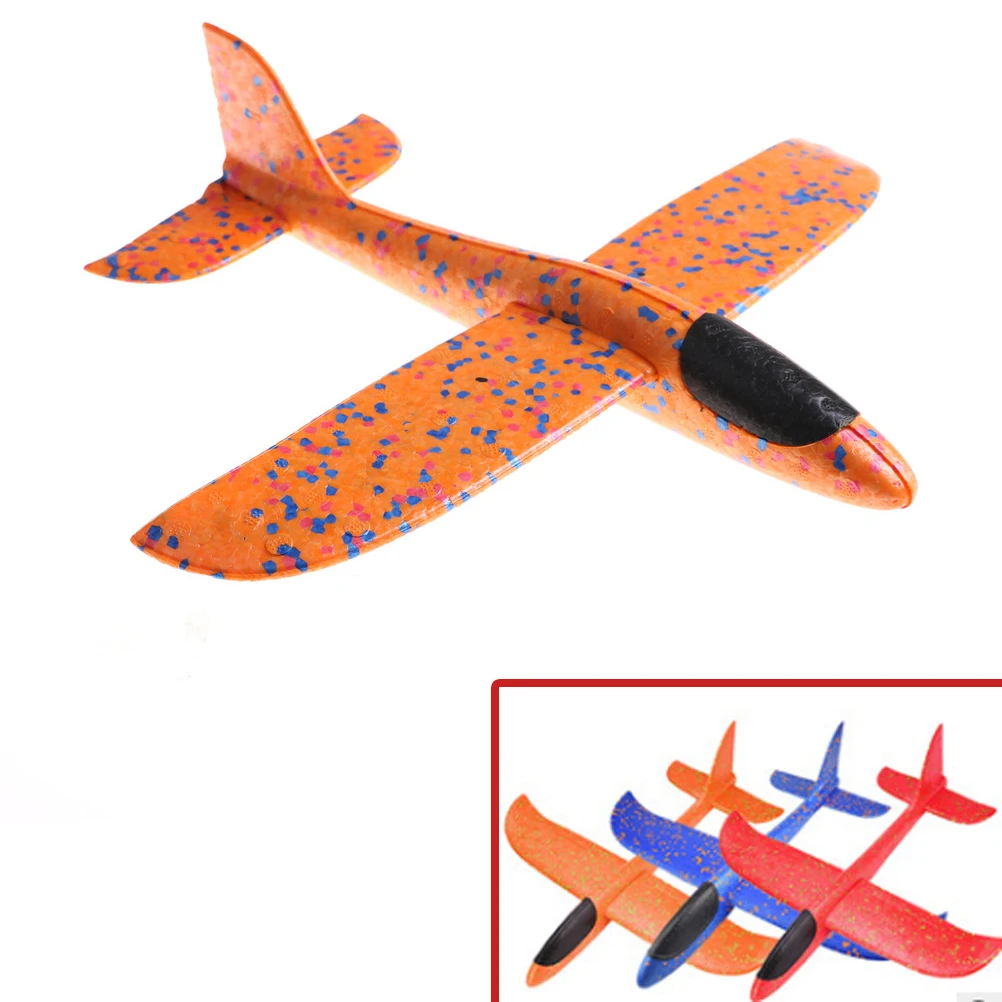 1 шт. ручной бросок самолет из пеноматериала игрушки Открытый Запуск планерный самолет дети подарок игрушка бесплатно муха игрушечные самолеты головоломка модель Jouet