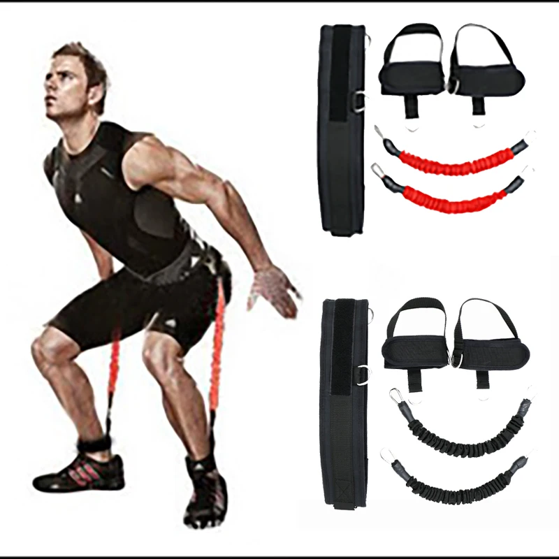 Fitness Bounce Trainer Leg Resistance Bands Trainer Rope Crossfit Jump