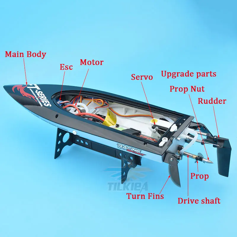 FT012 оригинальные запчасти запасные части пульт дистанционного управления ESC Мотор Пропеллер сервопривод поворотник руль корпус приводного вала охлаждения Accs