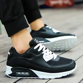 

2019 Men hot sale spring fall Popular high quality Fashion casual shoes light Sneakers man Lace-up Breathabledrop shipping