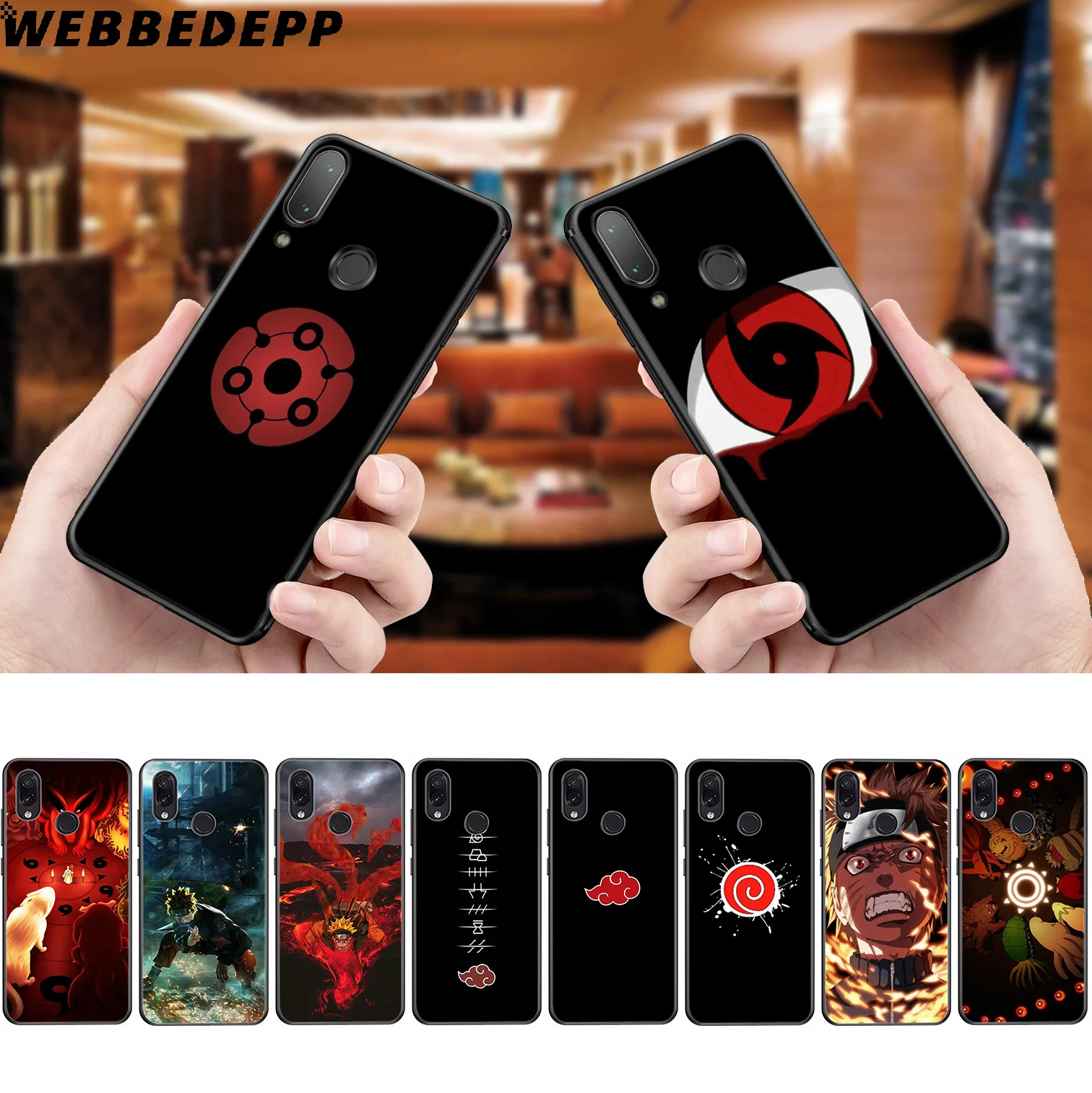 WEBBEDEPP Аниме Наруто логотип мягкий Чехол для Xiaomi Redmi K20 7A 4A 4X 5 5A 6 6A S2 Note 8 4 7 Pro Plus Prime |