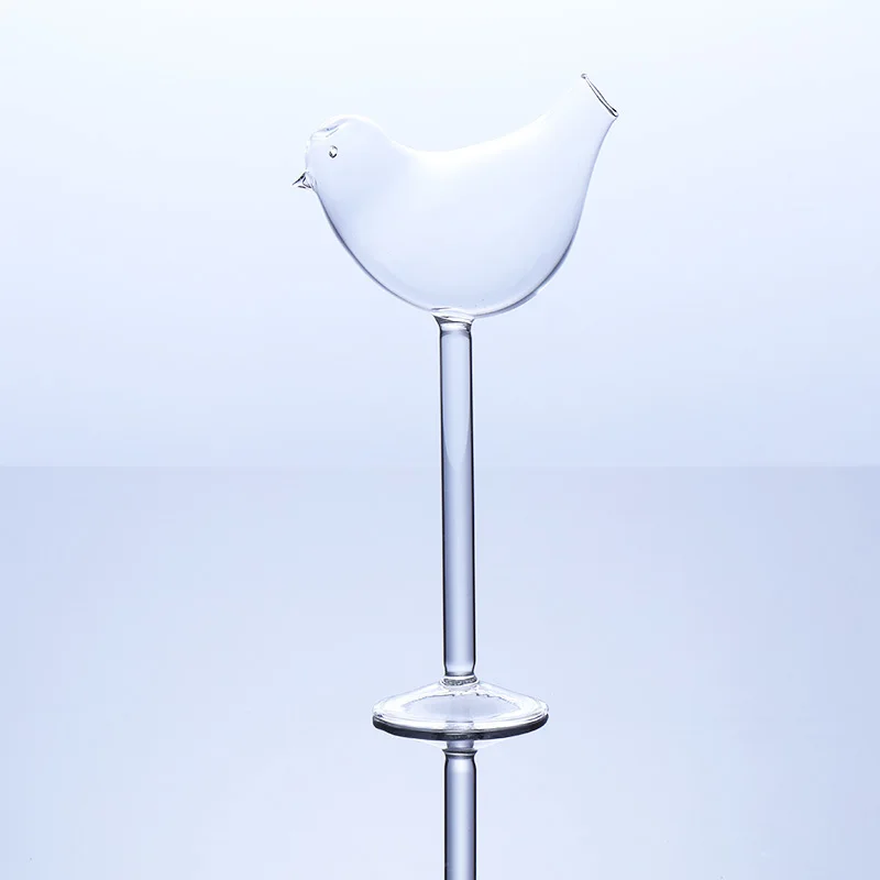Персональный бокал с птицей, коктейльное стекло es, свадебные, вечерние, для дома, бара, модные, пишущие, молекула копченого вина, бокал Doom, стоящая чашка Pokal - Цвет: Прозрачный